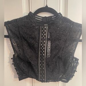 Victoria's Secret Black Lace Top